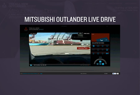 Mitsubishi "Outlander Live Drive" event