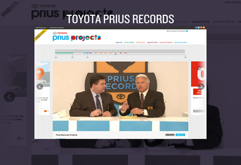 Example of Toyota's Prius Records