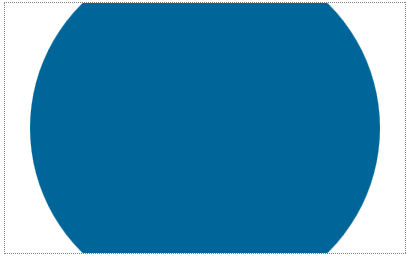 blue circle at the initial frame