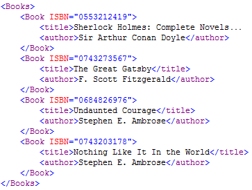 Example of XML Document