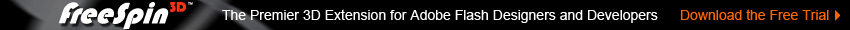3D Extension for Adobe Flash CS3 and CS4
