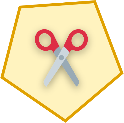 Rock, Paper, Scissors badge