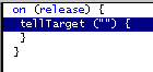 What you should see when you add the Tell Target function to the Animate button.
