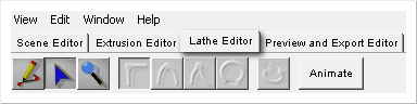 The Lathe Editor Tab