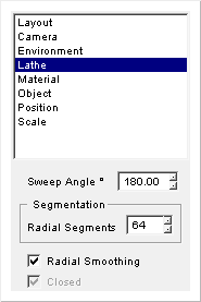 The Sweep Angle