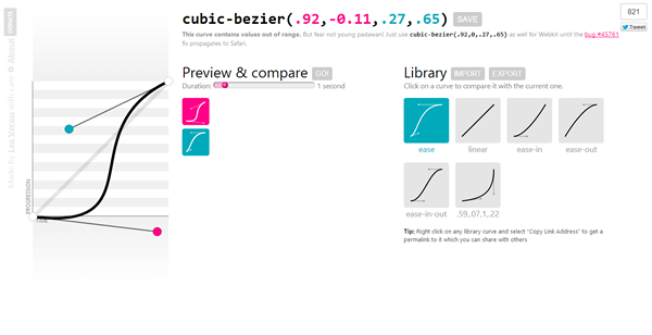 lea verou's cubic-bezier.com