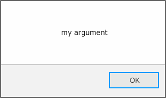 an argument