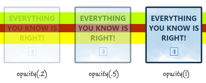 opacity examples