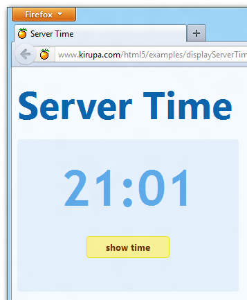 server time example
