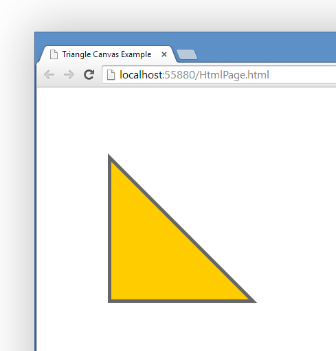 yellow triangle